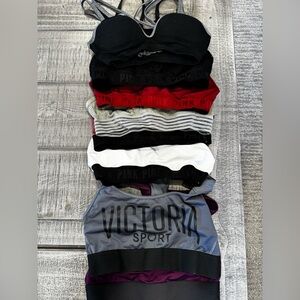 Lot of Victorias Secret sports bras